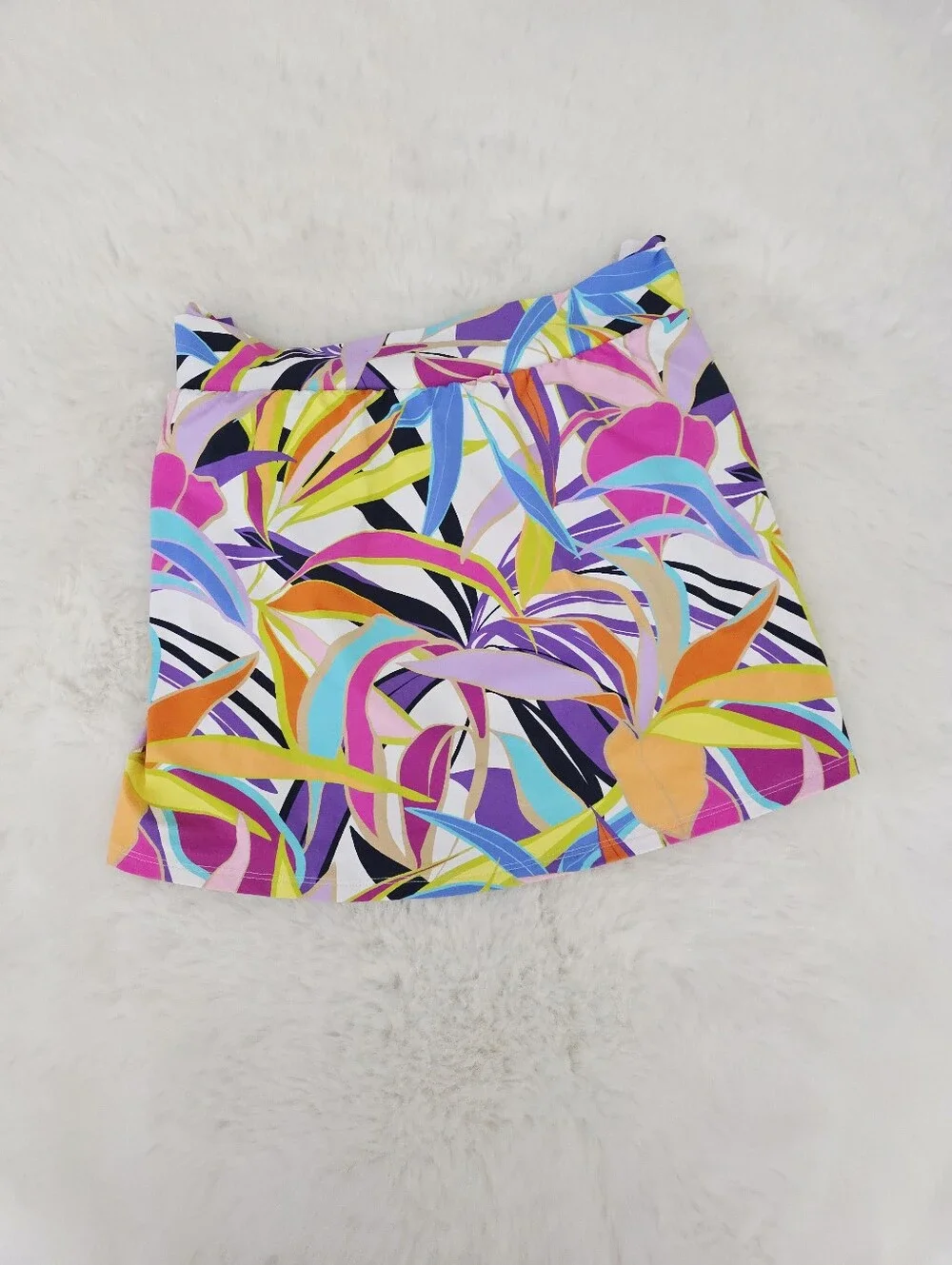 BLEU ROD BEATTIE🪼 Printed Swim Skirt Bottoms SIZE 12